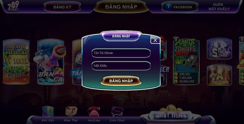 Đăng nhập 789Club để truy cập nhiều tính năng tuyệt vời